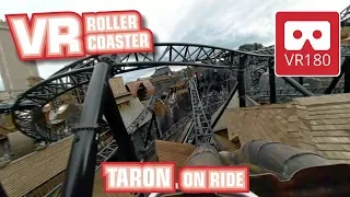 Taron Achterbahn Phansialand VR Roller Coaster VR180 3D experience | VR onride POV Oculus VR 360°