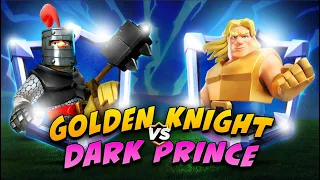 GOLDEN KNIGHT vs DARK PRINCE (2023) | Clash Royale Battle #12