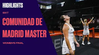 Women's Final Highlights (Sánchez/Josemaría vs Ortega/Triay) Sixt Comunidad de Madrid Master 2023