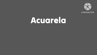 Acuarela Logo KineMaster Logo Speedrun