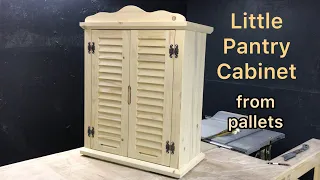 ahşap dolap yapımı//pantry cabinet from pallets