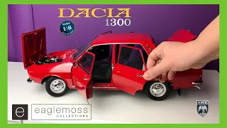 1:8 Dacia 1300 (Renault 12) - Hachette / IXO Collections / Eaglemoss (detailed video)