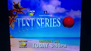 Channel Nine Cricket Australia vs West Indies 1996/97 Promo