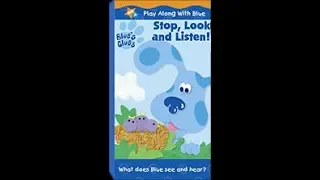 Opening to Blue's Clues: Stop, Look and Listen! 2000 VHS