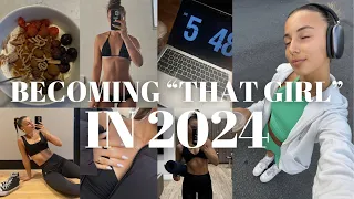 10 "THAT GIRL" habits I'm bringing into 2024: daily routines, self care, + new energy!