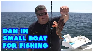 Dan Hernandez In Small Boat For Fishing With Amy | SPORT FISHING