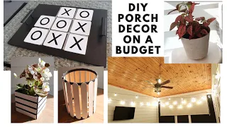 DIY Patio Decor Ideas * Outdoor Decor * Outdoor Entertainment * DIY Tic Tac Toe game