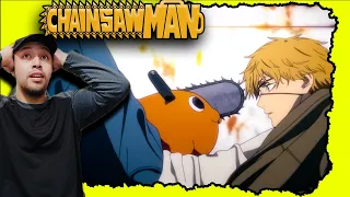 CHAINSAW FIGHT! Chainsaw Man Episode 1 Reaction - Denji Go Berserk! #chainsawman #reaction #episode1