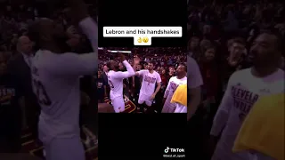 LeBron James Has Crazy Handshakes