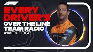 Every Driver's Radio At The End Of Their Race | 2022 Mexico City Grand Prix