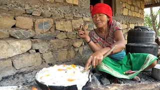 How a Nepal family lives in jungles. Life in remote villages