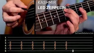 How to Play Kashmir In Drop D. Acoustic Guitar Lesson & Guitar Tabs: Guitar Tabs Daily