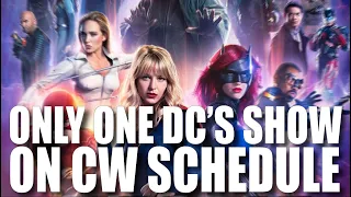 ONLY ONE DC COMICS SHOW ON CW FALL SCHEDULE