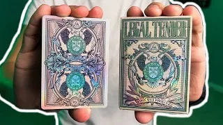 HOLOGRAPHIC Legal Tender Playing Cards Deck Review by Kings Wild Project