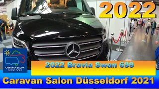 2022 Bravia Swan 699 Interior and Exterior Walkaround Caravan Salon Düsseldorf 2021