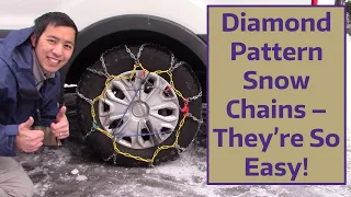 Diamond Pattern Snow Chains – They’re So Easy!