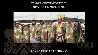 Ori-Orilympic 2021 Pehe 1 Awards | No Te Here O Te Hiro'a Drummers