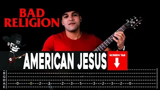 【BAD RELIGION】[ American Jesus ] cover by Masuka | LESSON | GUITAR TAB