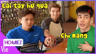 HIEUTHUHAI nắm tay anh trai Ngô Kiến Huy cực tình cảm làm "bé ba" Dương Lâm ghen ói máo