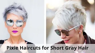 🔴  Stylish Pixie Haircuts for Short Gray Hair ★ Women Beauty Club