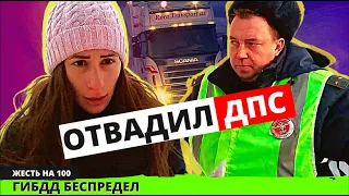 Дальнобойщик отвадил ДПС и транспортников как щенков