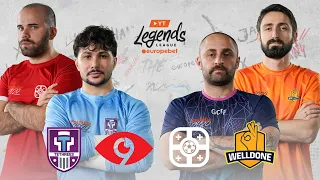 Tethrees vs GCFF | Geo Team vs Welldone - Youtube League : ჯგუფური ეტაპი