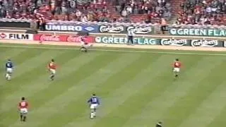 FA Cup Final 1995: Legends Game Everton vs Manchester united