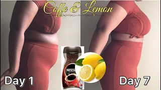 I Tried Drinking Coffee & Lemon For 7 Days And I Lost Weight | RESULTS