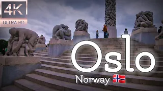 4K Walking Tour at Vigeland Sculpture Park in Oslo (Summer 2023)!