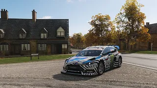 HOONIGAN Ken Block' GYMKHANA 9 / Forza Horizon4 gameplay / Logitech G29/ Ford focus RS RX