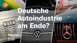 Von China abgehängt? Expertinnen über die Zukunft von VW, Mercedes und BMW | ZDFheute live