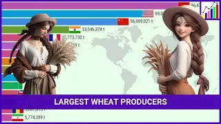 The Largest Wheat Producers in the World (1961 - 2022)