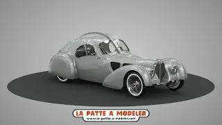 Bugatti Type 57 by LA PATTE A MODELER | CGI