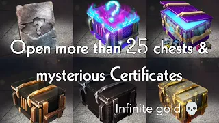 Open more than 25 container and Mysterious  certificates | part 2 | World of tanks blitz