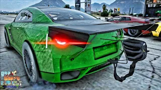 PLAYING as A Billionaire in GTA 5|| Drag Race|| Let's go to work|| 4K