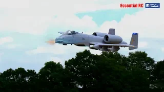 Freewing A-10 THUNDERBOLT II EDF jet with added  GAU-8/A Avenger cannon FIRE and BRRRTTT !