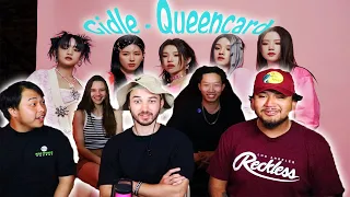 They're breaking barriers! 여자아이들GI DLE   '퀸카 Queencard' Official Music Video