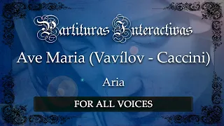 Ave Maria (Vavilov - Caccini) KARAOKE - V. Vavílov - Key: Fm, Dm, Em, Gm and Am