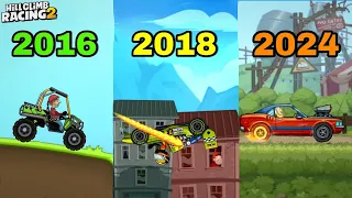 Hill Climb Racing 2 : History Of All Updates || 2016-2024 Evolution