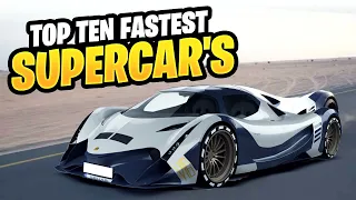 10 Fastest Supercars Including Bugatti, Hennessey & Devel Sixteen