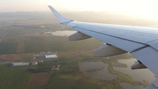 ᴴᴰLZ-PLO Bulgaria Air Embraer E-190 takeoff from Sofia