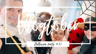 Velká HALLOWEENSKÁ PARTY 🎃👻💀🤡 Výroba kostýmů na poslední chvíli | VLOGTOBER #21