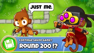 How Far Can You Get Using Only Dart Monkeys?