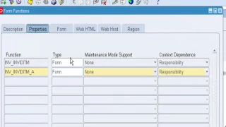 How make a read only form in oracle R12