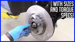 How to Replace Front Brake Pads and Rotors Ford Focus 2008-2011 - EASY!