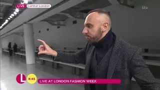 Mark Walks Helen Through the Catwalk | Lorraine