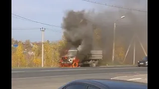 Как быстро сгорает машина