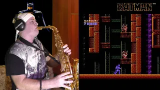 Batman (NES) -  stage 1 ; Streets of Desolation ( cover by Amigoiga sax )