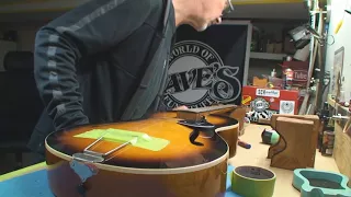 Vintage Framus Guitar Gets Some Help Part 1