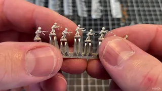 GHQ Micro Armour, NVA Infantry Vietnam war 1965-1975.  1/285 or 6mm scale wargaming.